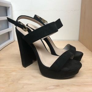 Qupid black heels